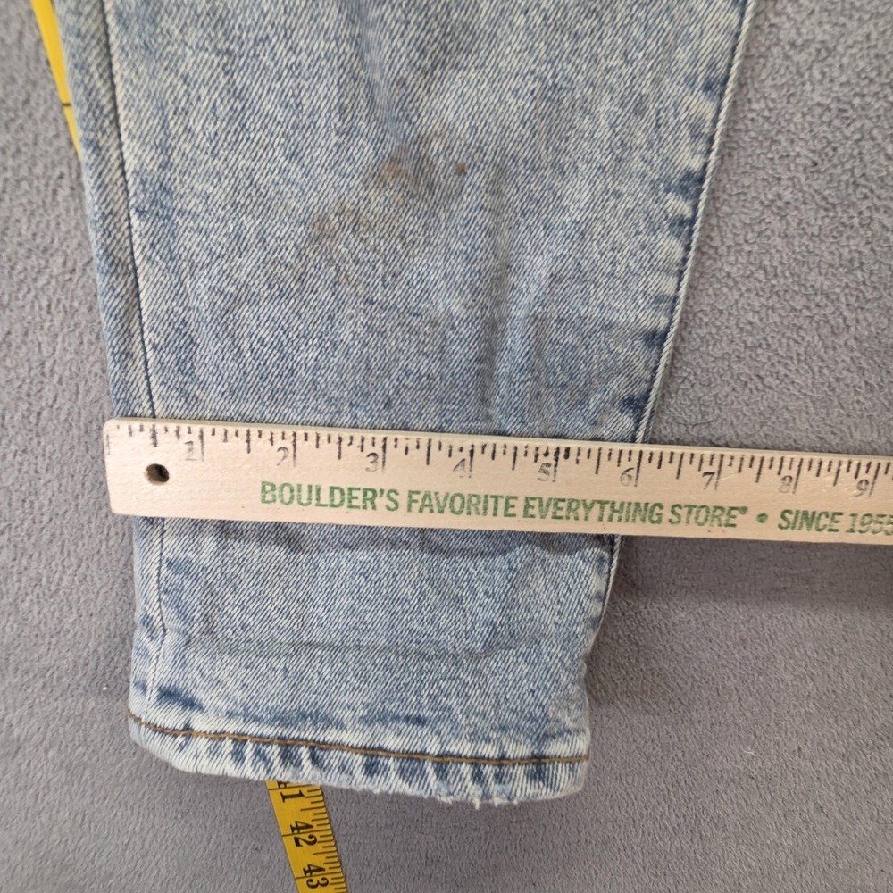 Levis Jeans Mens Selvedge Light Wash Blue Slim Tapered Honeycomb Fits 30x30 - Picture 5 of 16